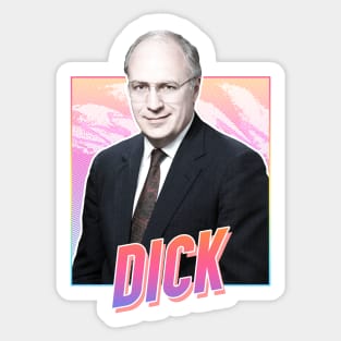 Dick - 80s Sticker